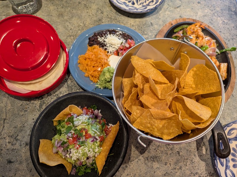 Chips, fajitas, and sides