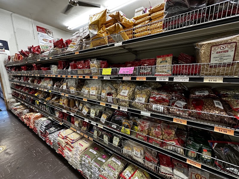 Packed spice and snack aisles