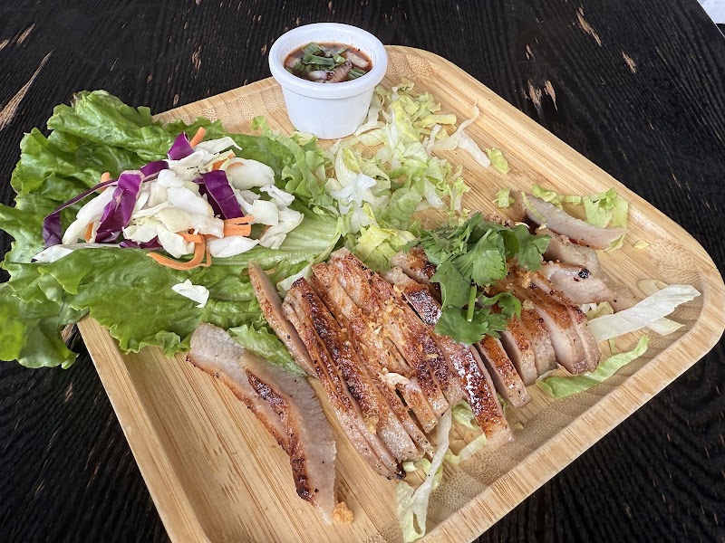 Char siu pork platter