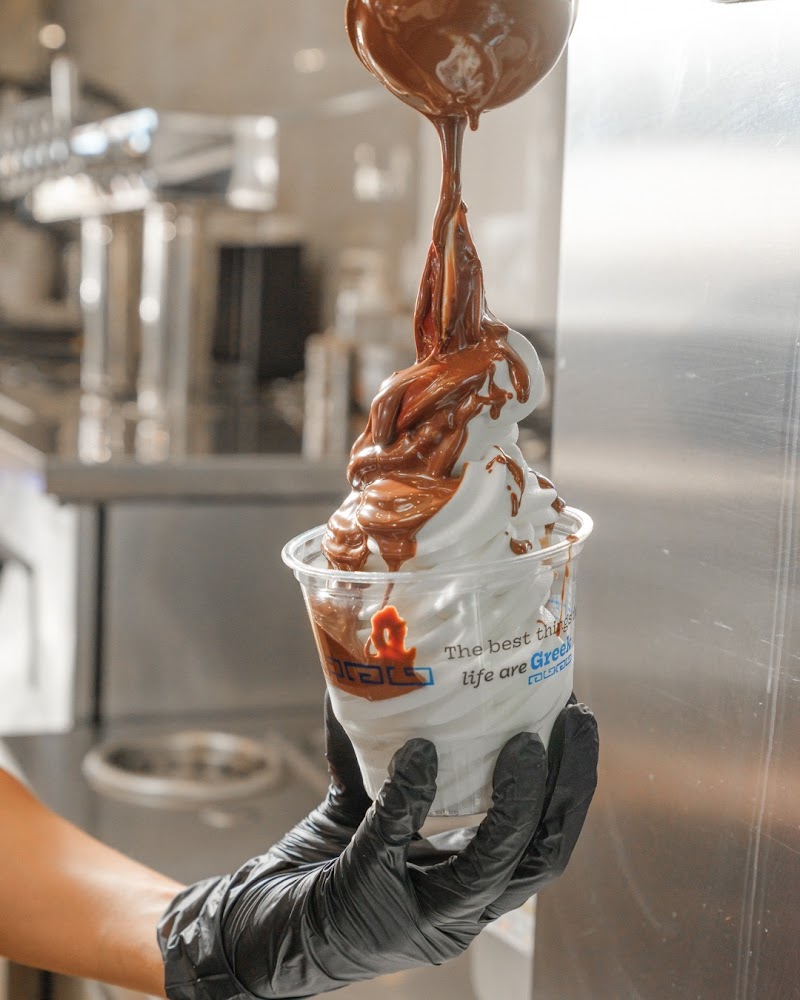 Chocolate drizzle meets Greek yogurt