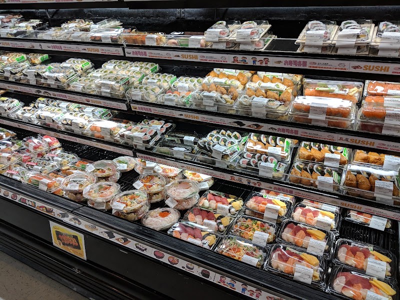 Fresh grab-and-go sushi selection