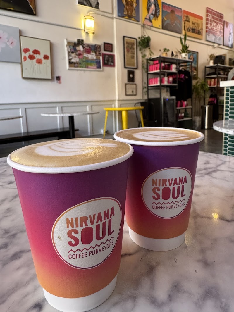 Lattes ready in warm space