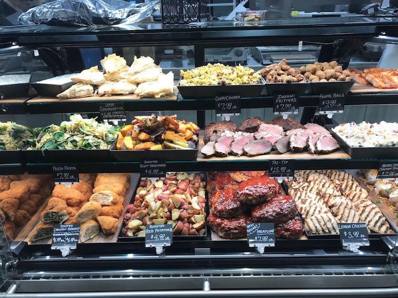 Hot deli case, ready now