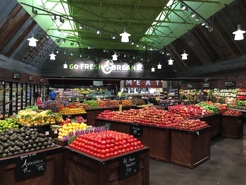 Vibrant fruit and veggie floor