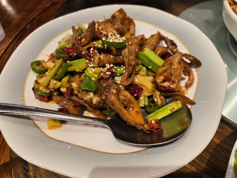 Sautéed pork with peppers