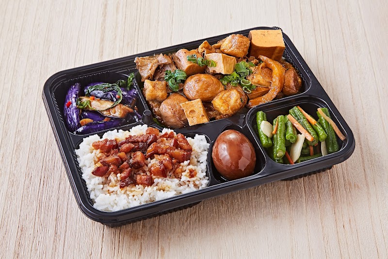 Hearty bento, every compartment