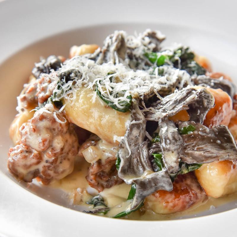 Gnocchi with wild mushrooms