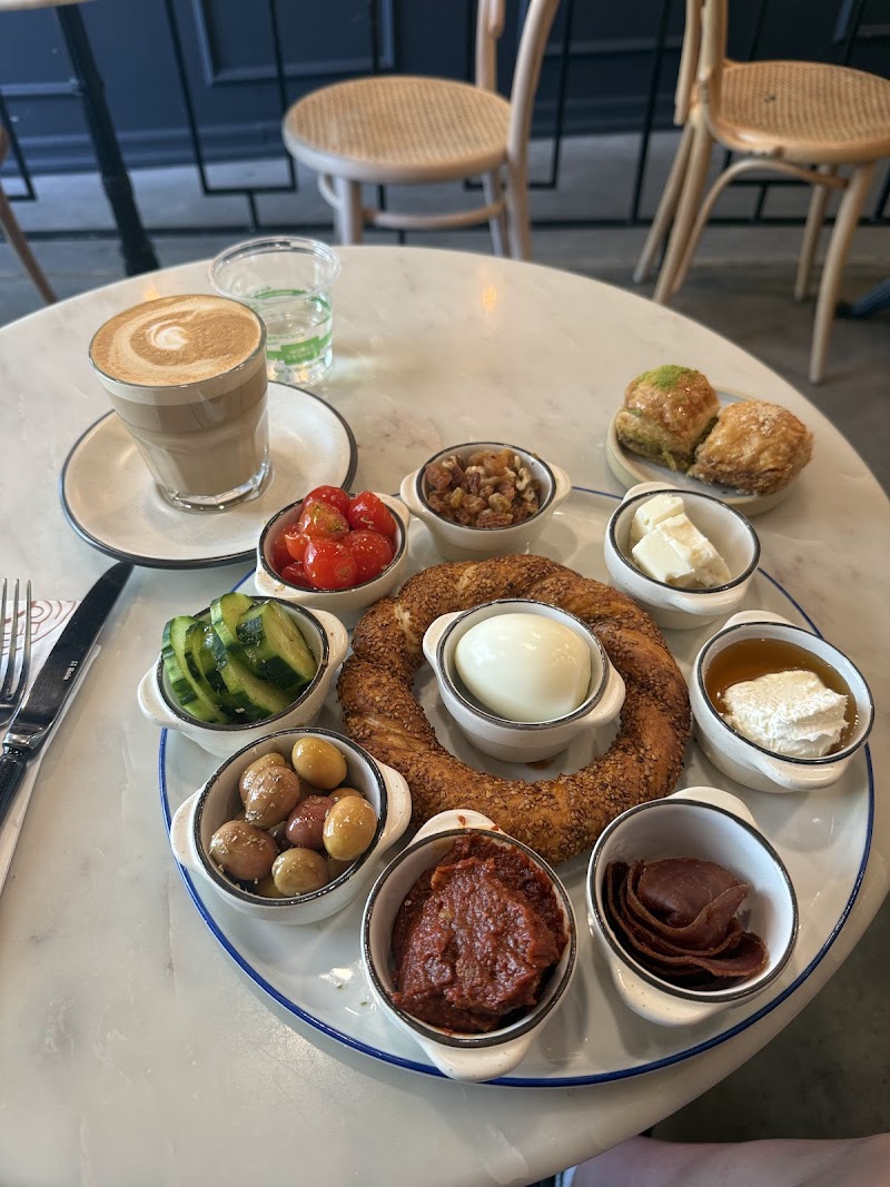 Generous Turkish breakfast spread