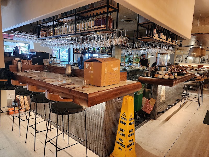 Warm bar ready to serve
