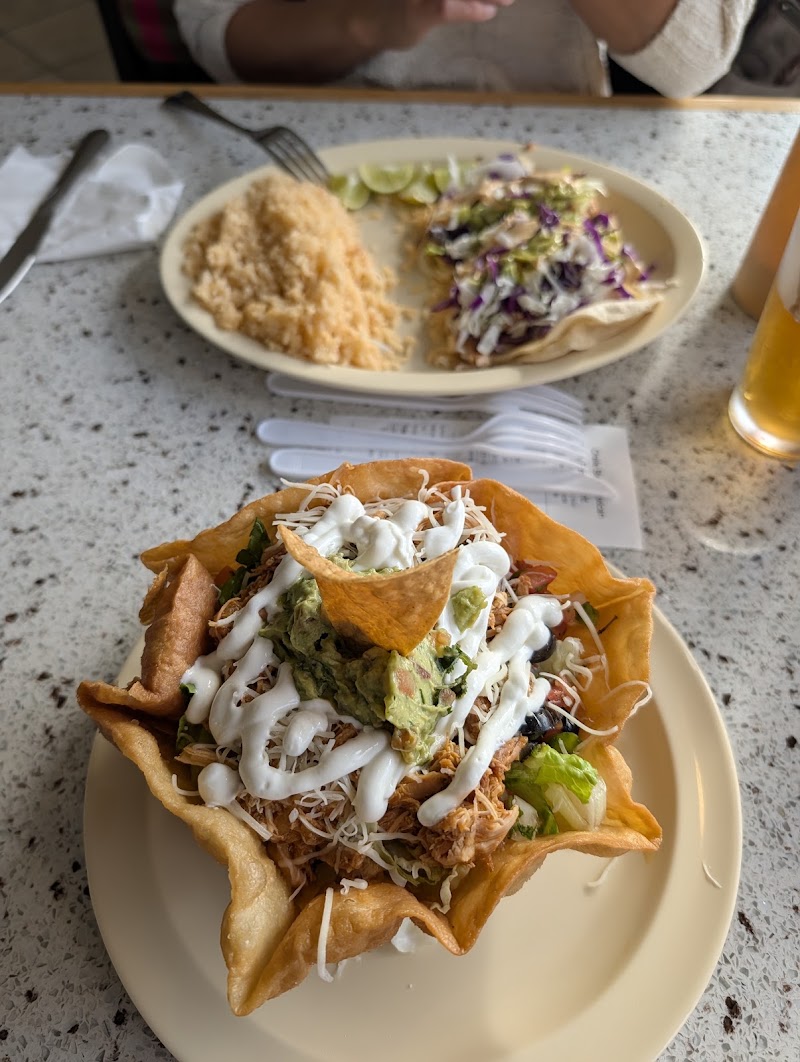 Taco salad, loaded fresh