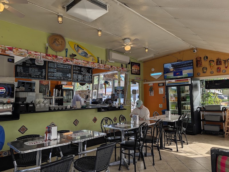 Vibrant casual dining interior