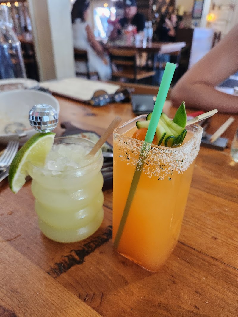 Handcrafted cocktails, fresh garnishes