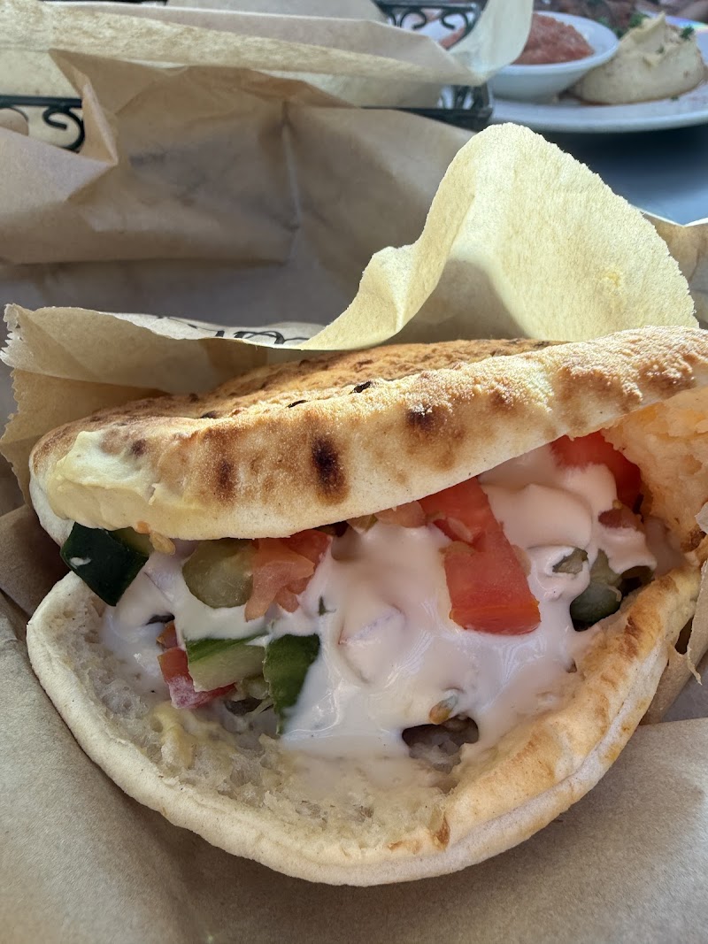 Pita sandwich, loaded fresh