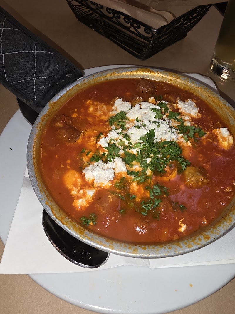 Hearty shakshuka with feta