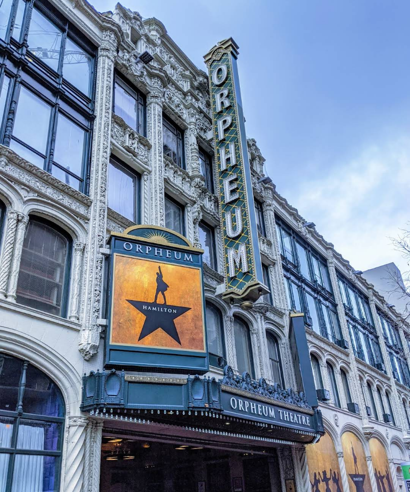 Historic marquee, classic facade