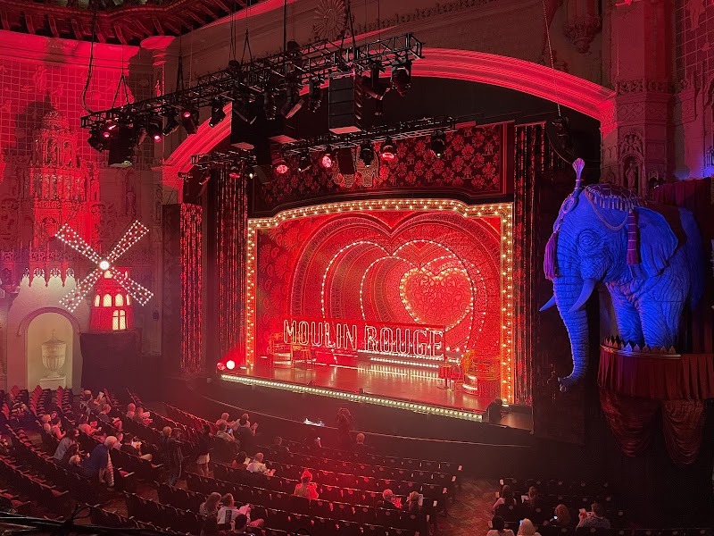 Vivid production lighting onstage