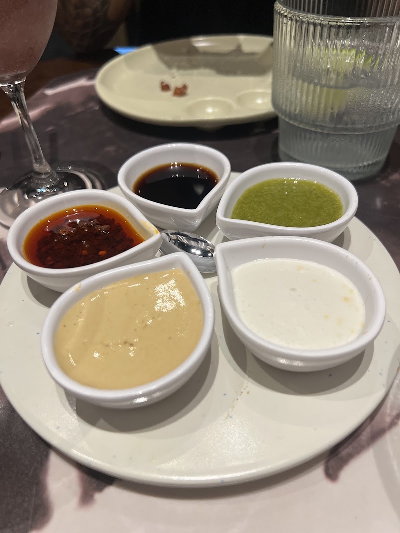 Five house dipping sauces