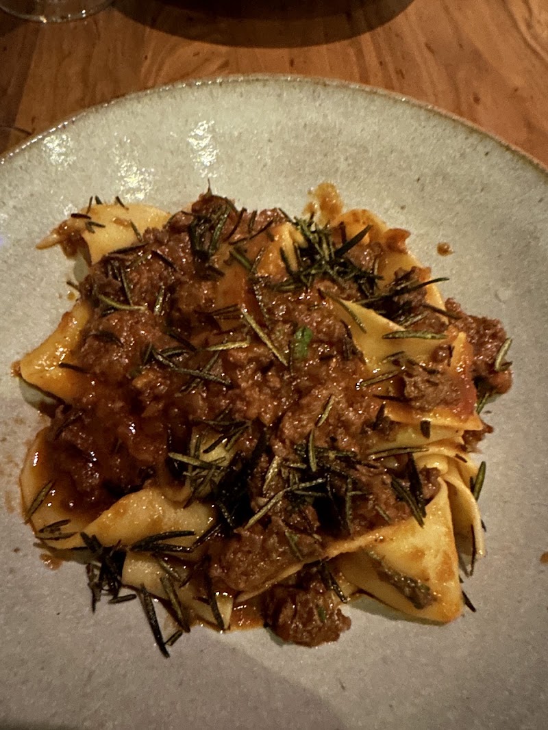 Bolognese pappardelle, rich sauce