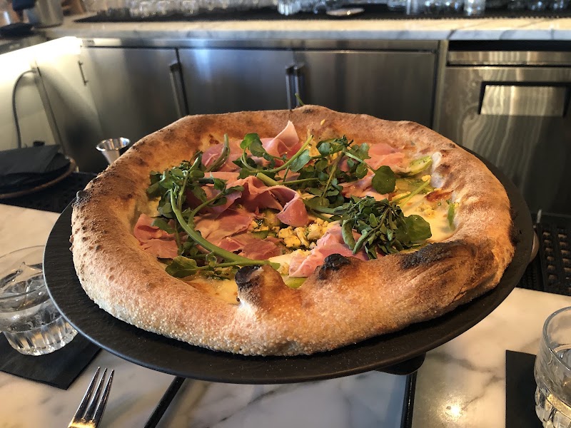 Wood-fired pizza, fresh toppings