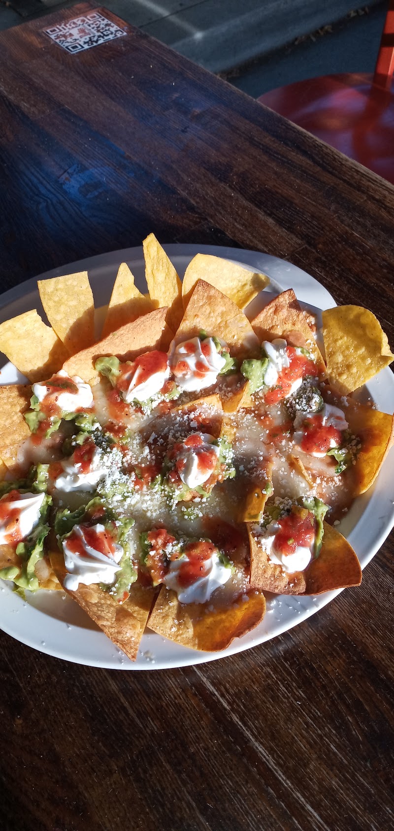 Loaded nachos, bold flavors