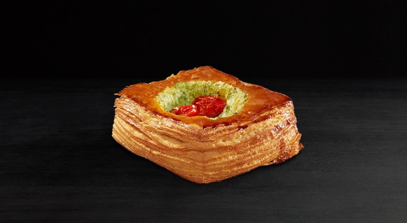 Flaky pastry, vibrant filling