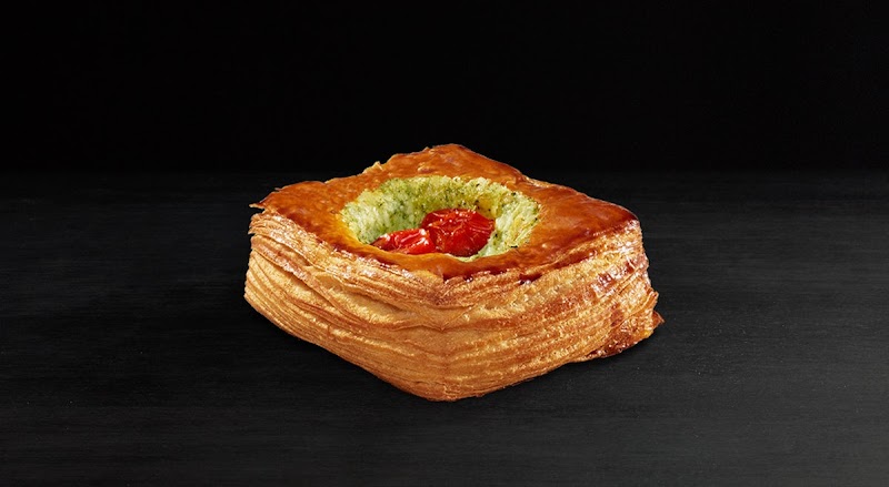 Flaky pastry, fresh baked