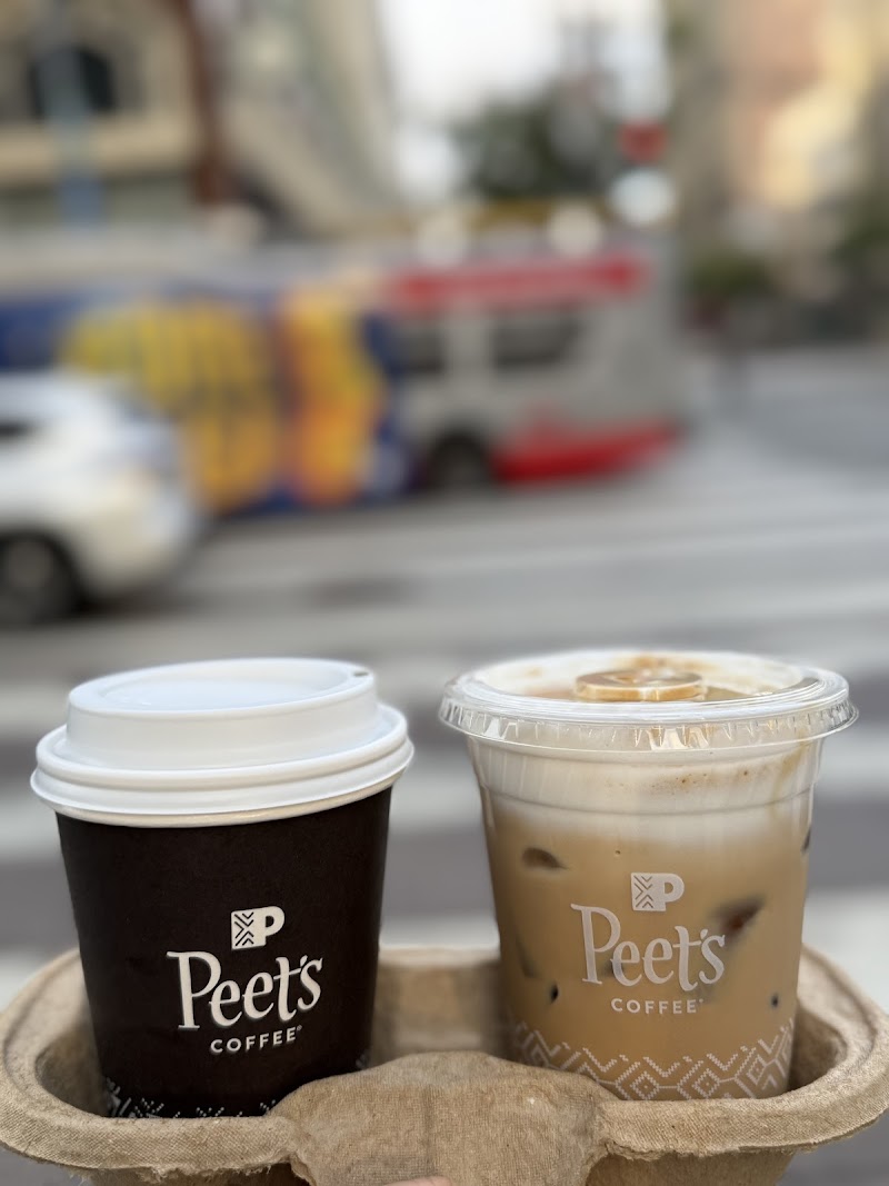 Hot and iced coffees