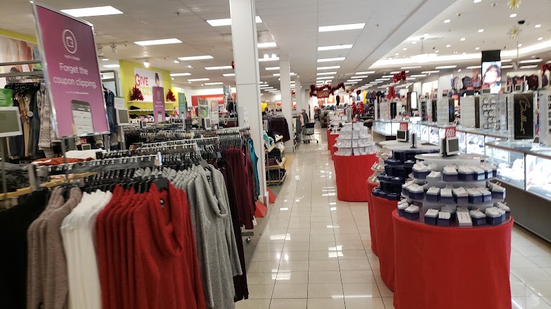 Spacious apparel shopping floor