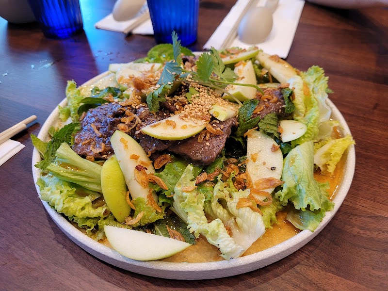 Fresh herb beef salad