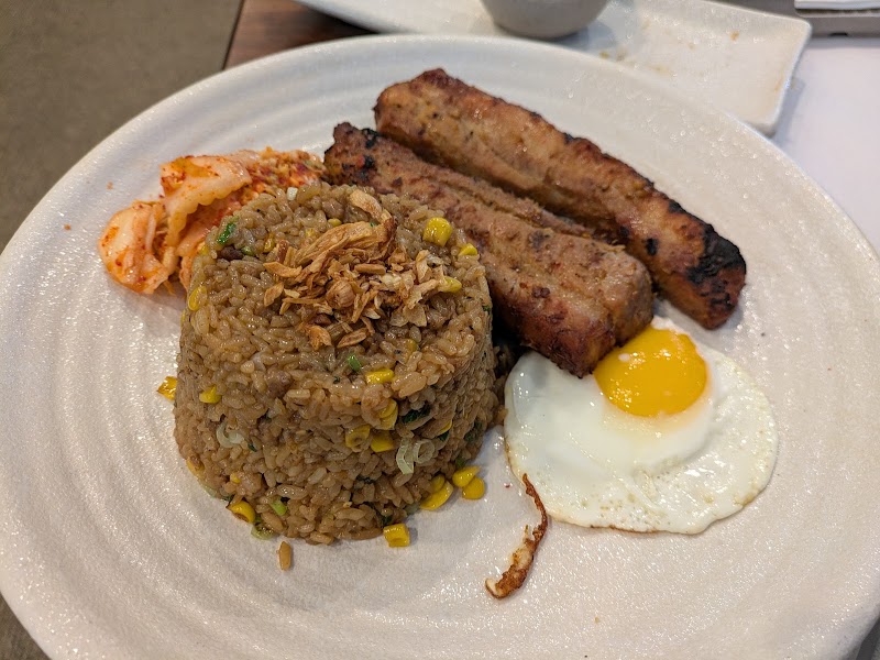 Fried rice with grilled pork