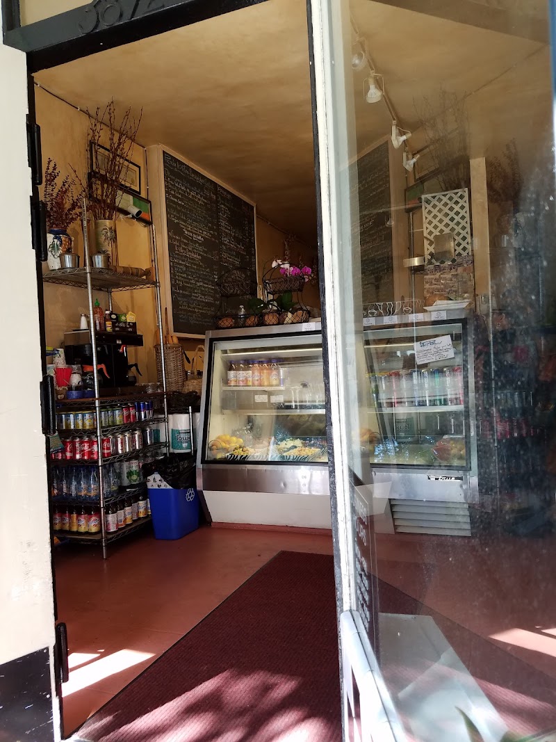 Welcoming deli counter inside