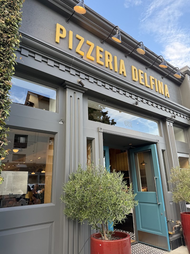 Welcoming Delfina storefront entrance