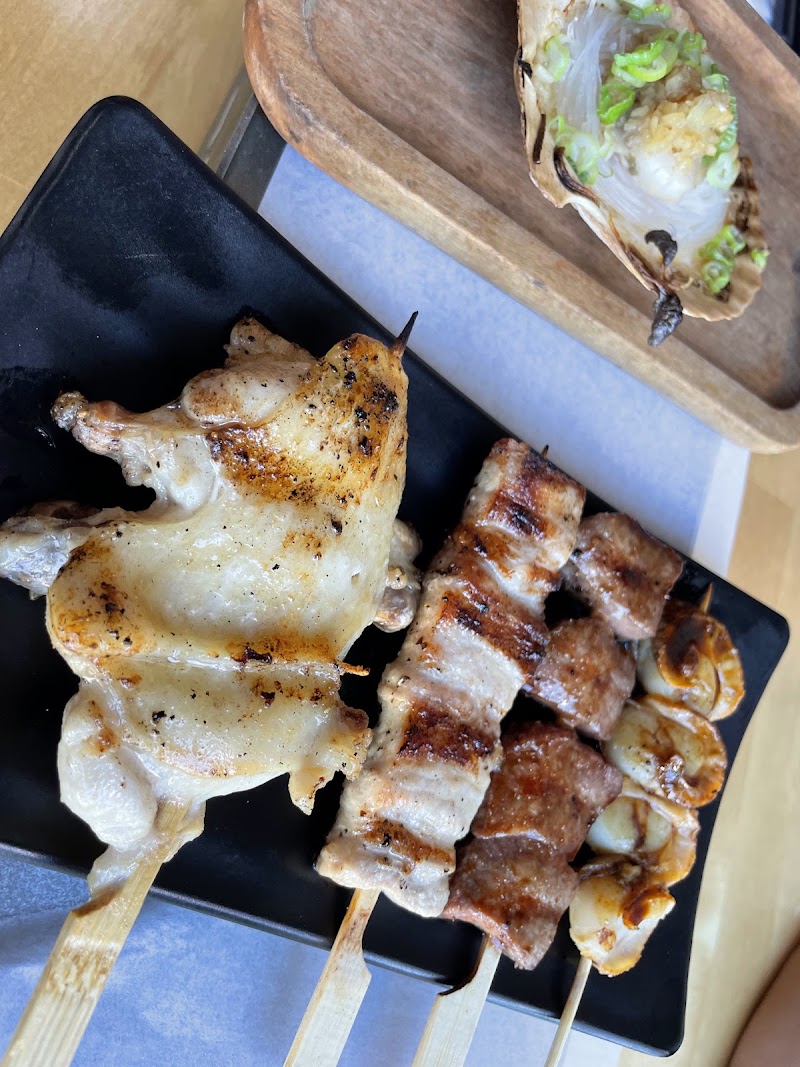 Grilled skewers, fresh from fire