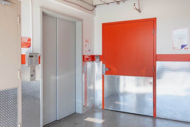 Clean elevator access hallway