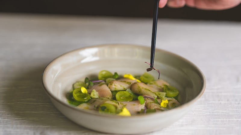 Delicate locally inspired crudo