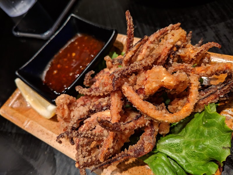 Golden fried soft-shell crab
