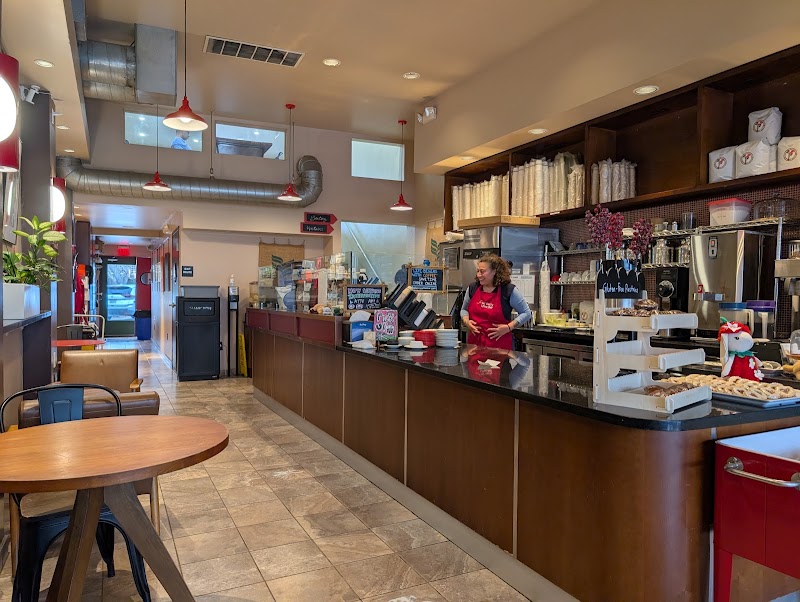 Warm welcome at the counter