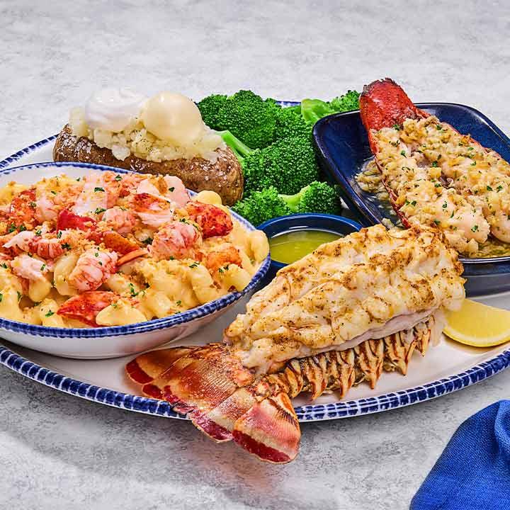 Lobster tails and mac