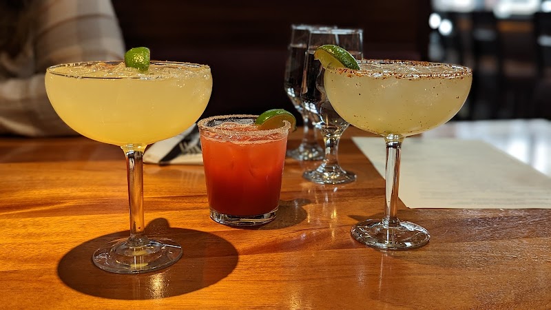 Colorful margaritas, warm evening