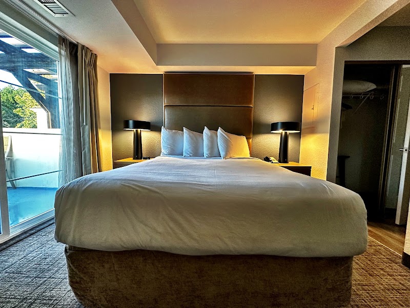 Clean, welcoming suite bedroom