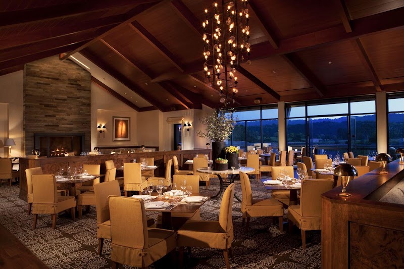 Candlelit dining room views