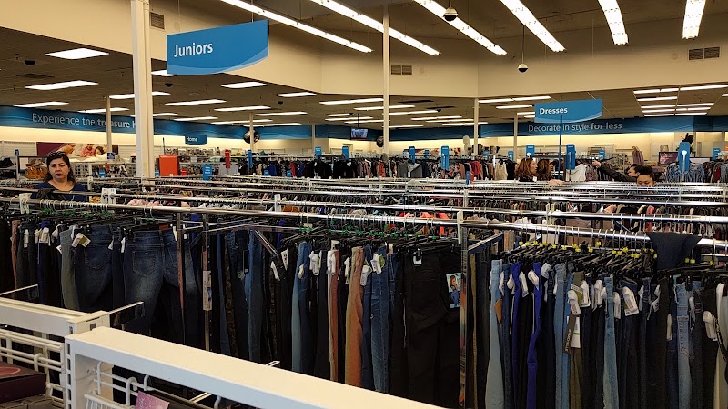 Juniors and dresses sections