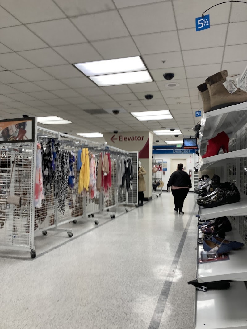 Designer shoes clothing floor