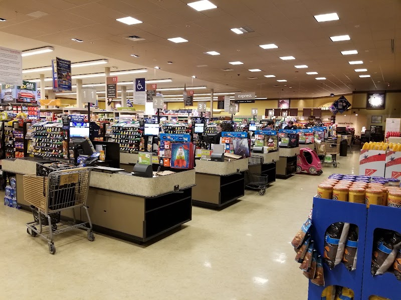 Spacious, organised checkout lanes