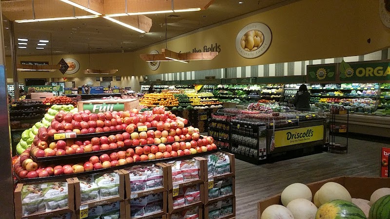 Vibrant produce floor