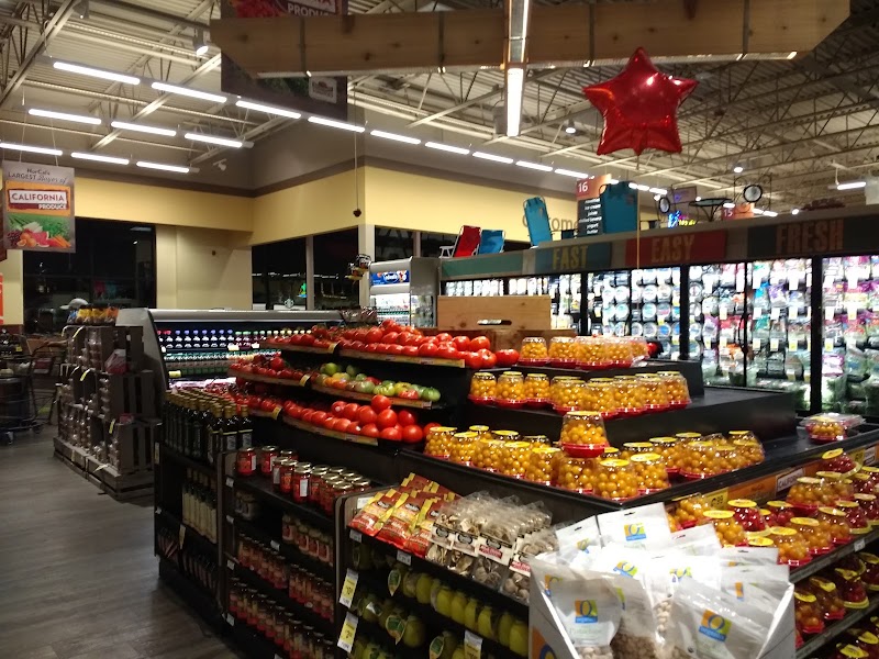 Fresh California produce section