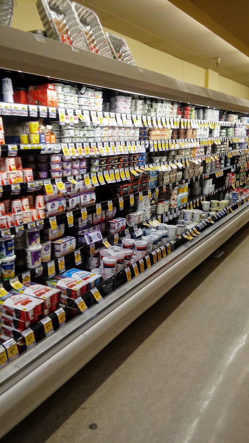Wide dairy aisle selection