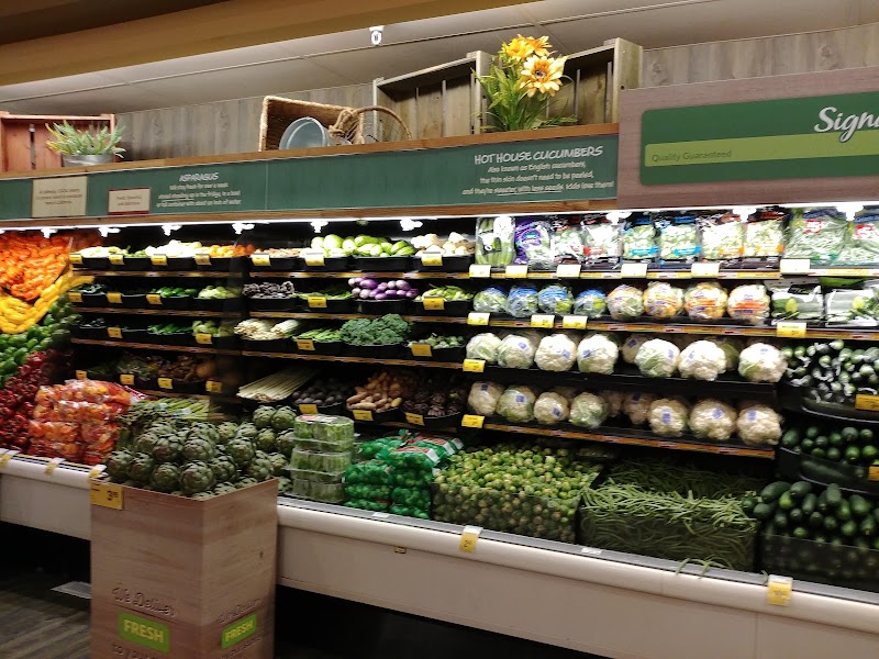 Fresh produce, neatly displayed