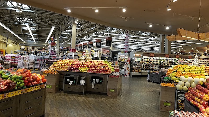 Spacious, well-stocked store floor