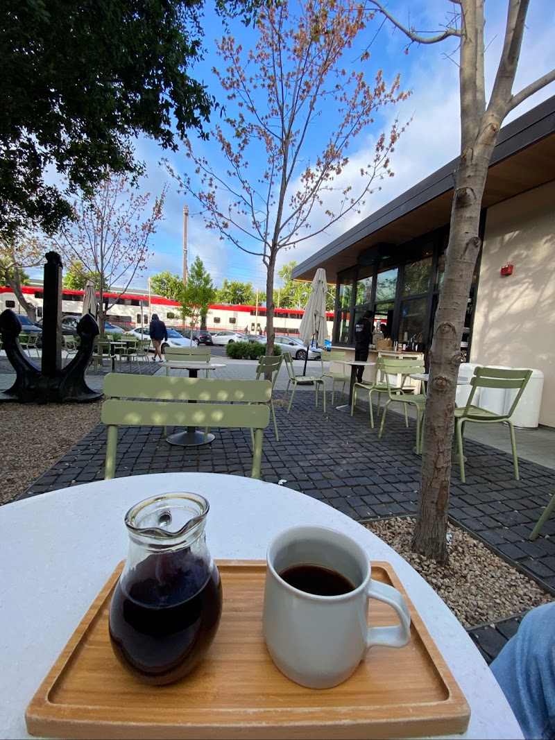 Coffee served alfresco